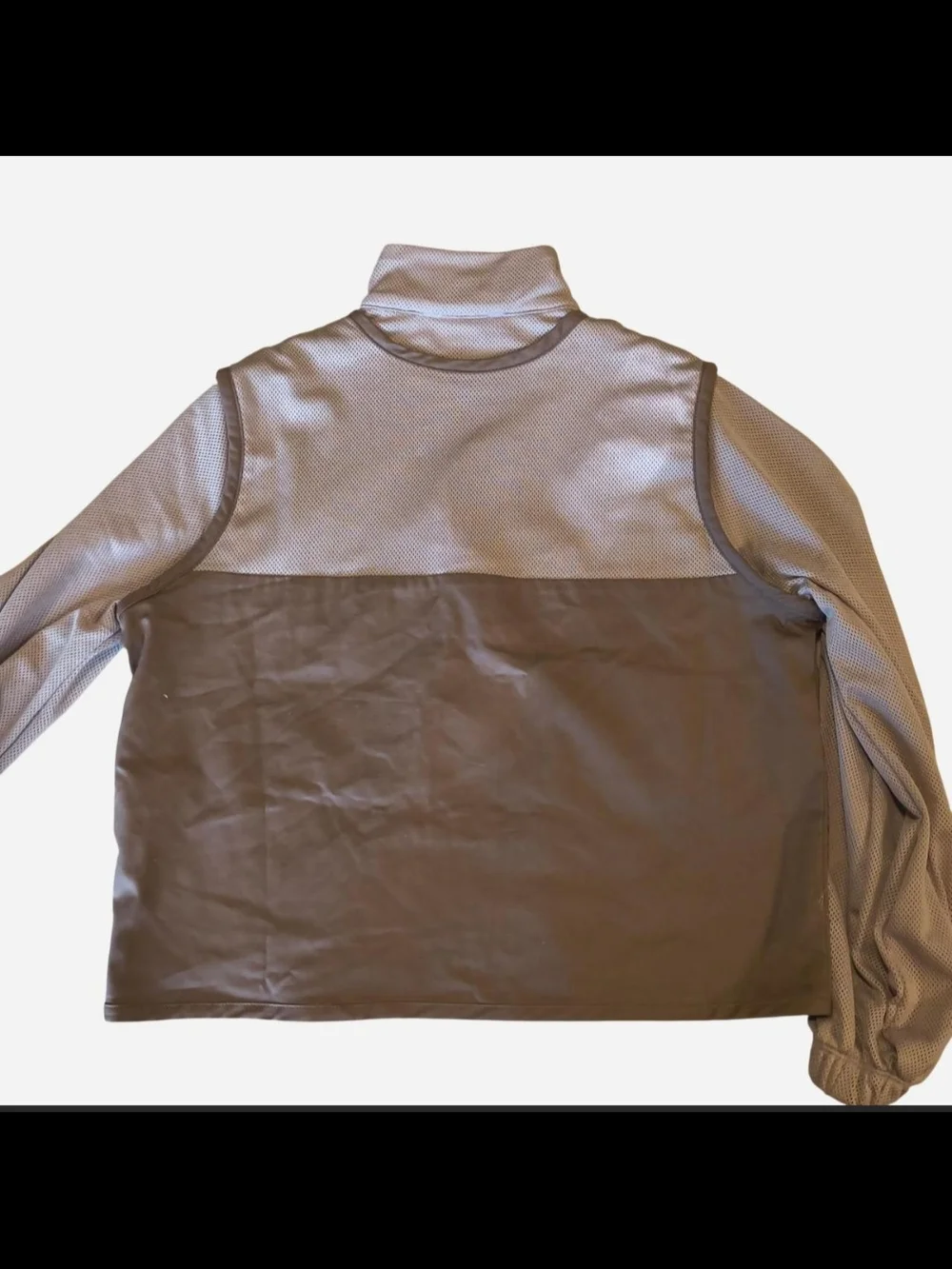 Nike Men’s Taupe Full‑Zip Track Jacket